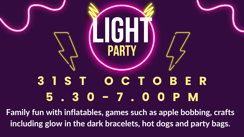You are invited to our Light Party!