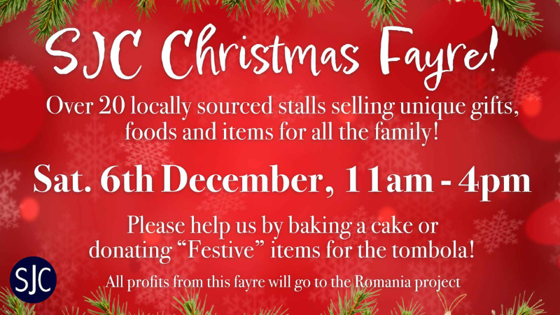 Our Christmas Fayre 6th December