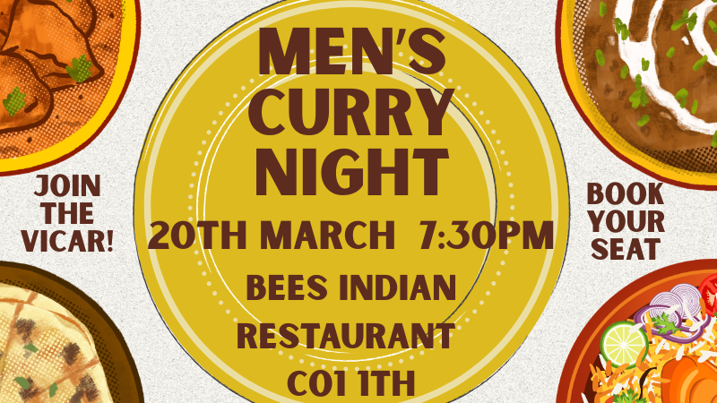 Men! Join the Vicar for a curry!