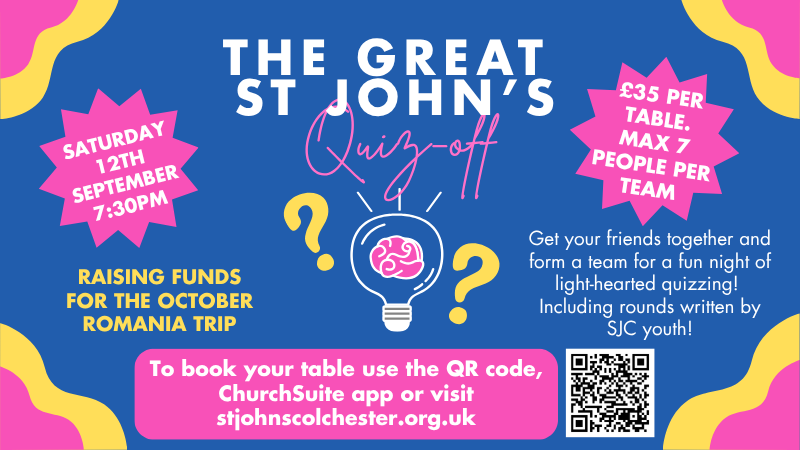Book your table for our fundraising quiz night!