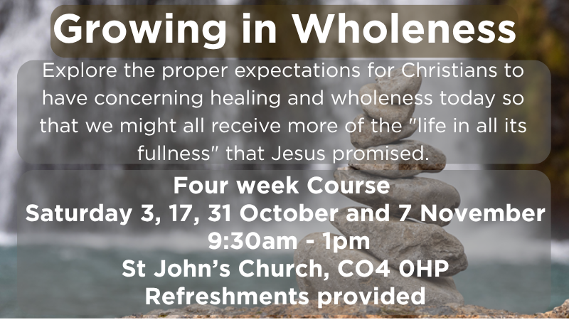 For those wanting to explore healing and wholeness