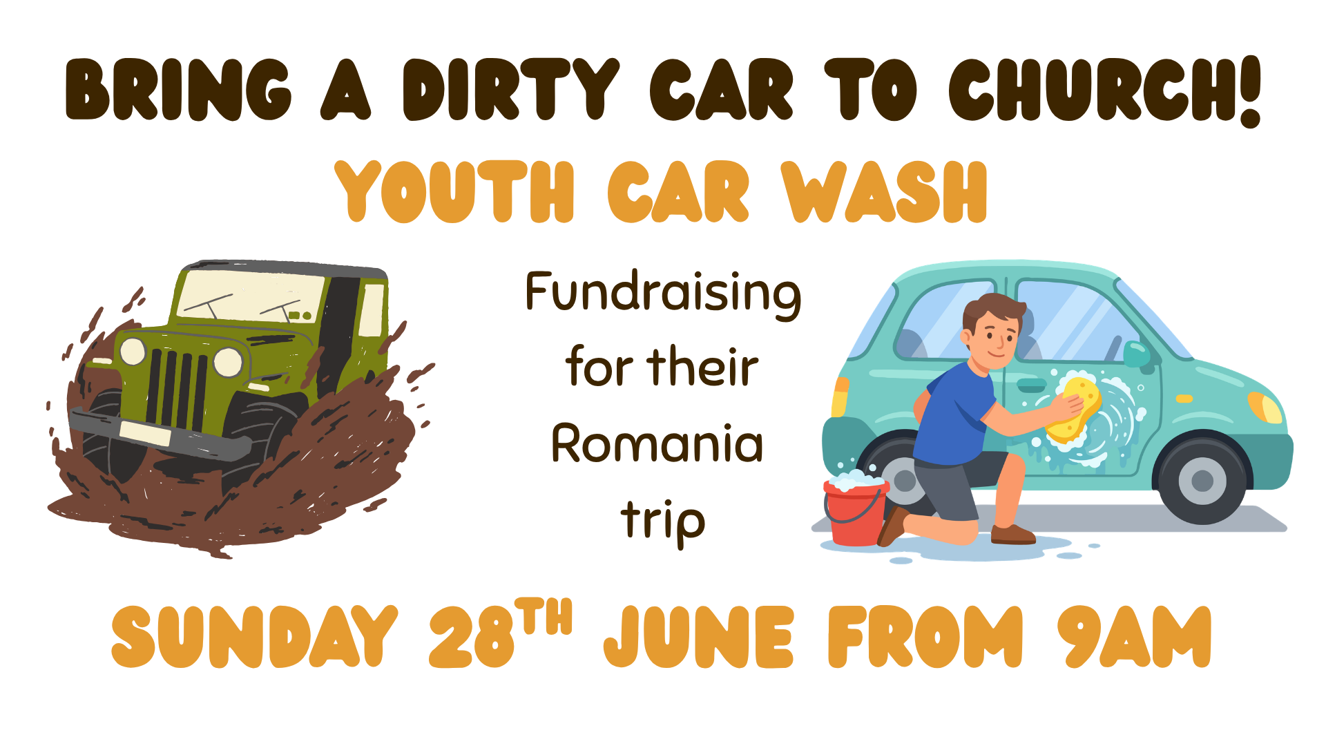 Romania Fundraising Car Wash